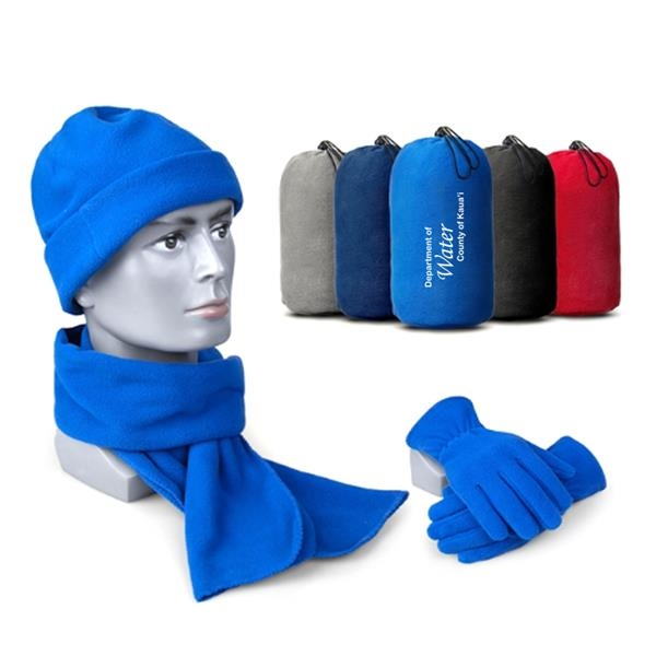 3 in 1 Fleece Keep Warm Buddy Set