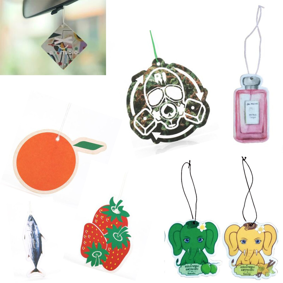Custom Shape Car Deodorizers Air Freshener