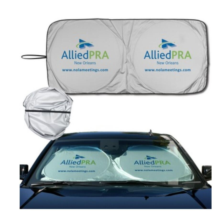 Auto Sun Shade With A Pouch