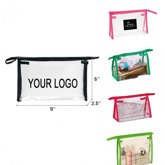 Non-woven pvc cosmetic bag-