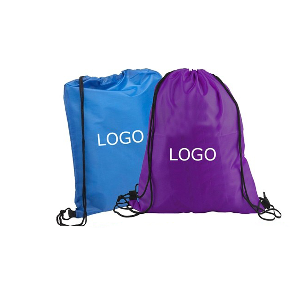 Quick-Sling Polyester Drawstring Backpack