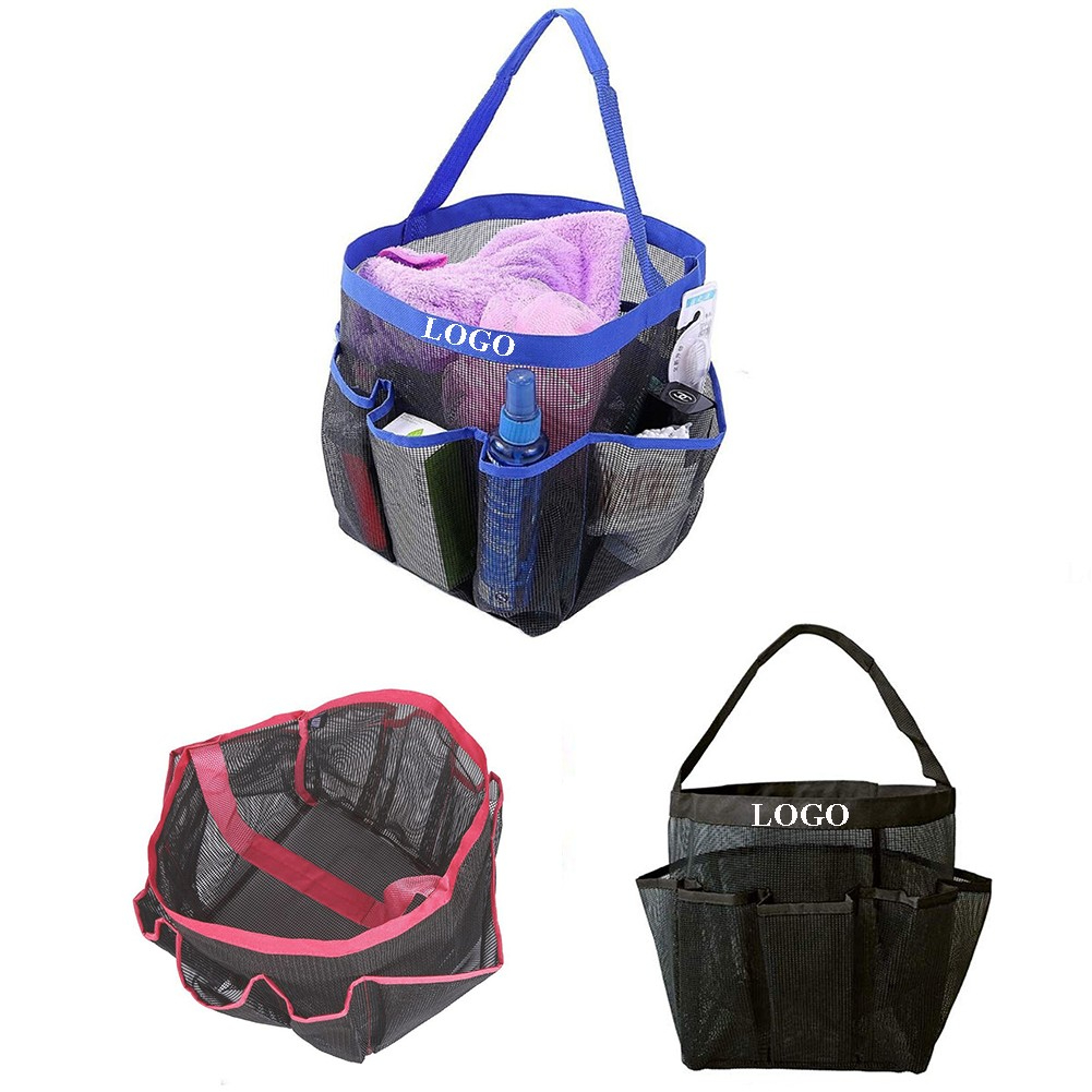 8-Pocket Mesh Shower Caddy