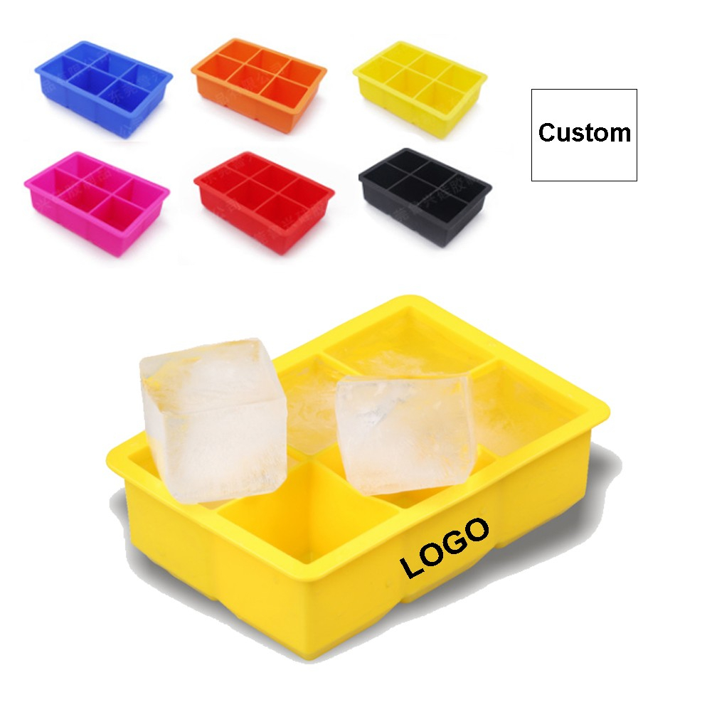 Six Cube Silicone Tray