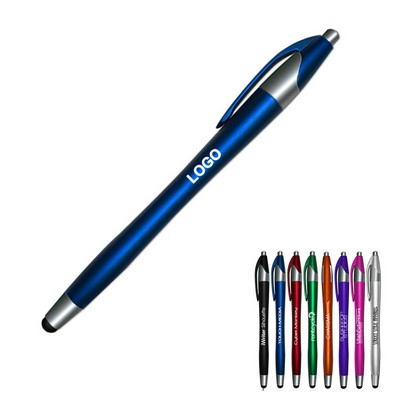 Retractable Stylus Ballpoint Pen